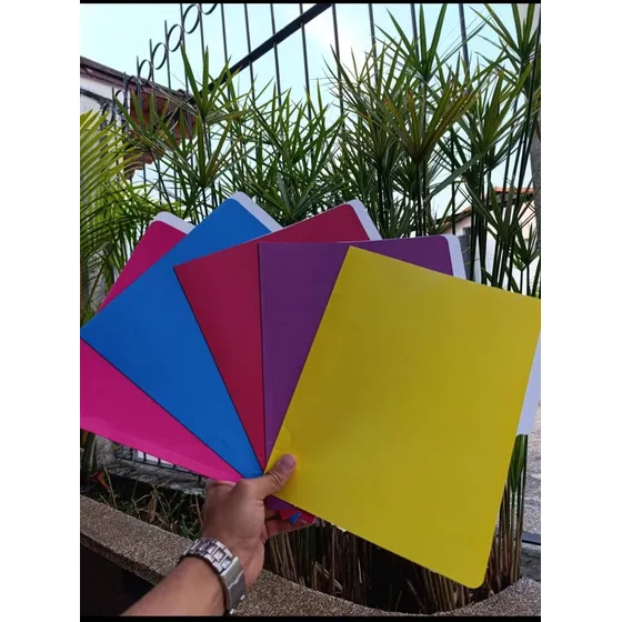 Paquete Carpeta Manila Colorida Tipo Carta