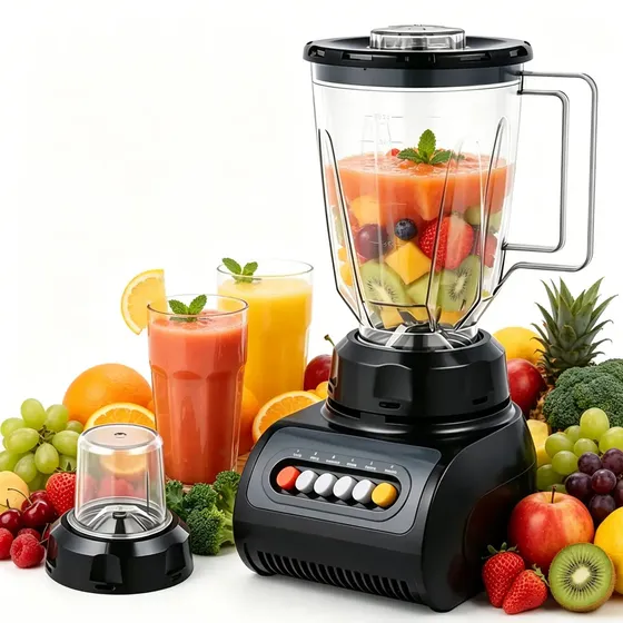 Licuadora HOLFILL Multiusos de 1.5L con Doble Cuchilla para Jugos y Carne