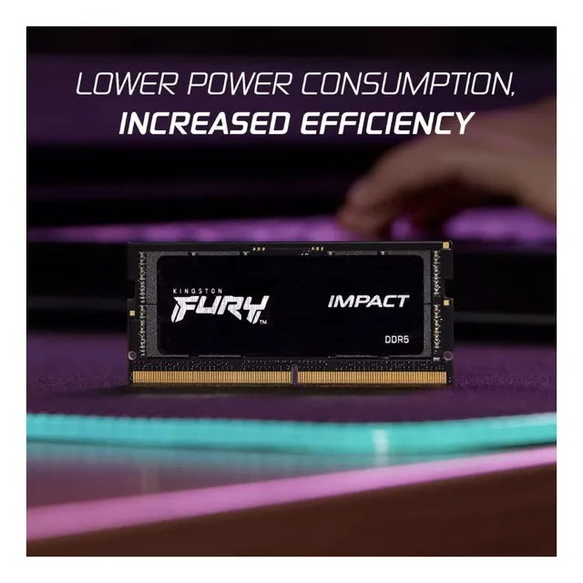 Memoria Ram Portátil Kingston Fury Impact Ddr5 32gb 4800mt/s Portatíl