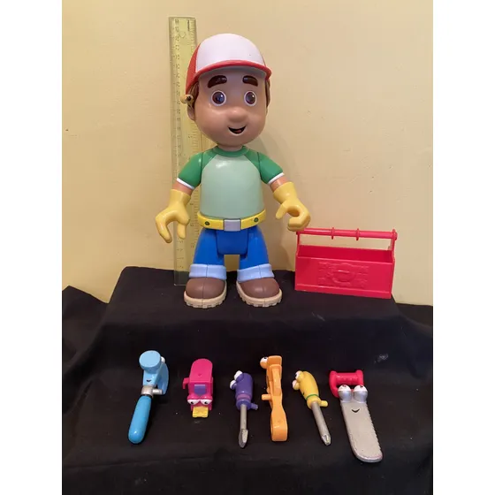 Handy Manny Mattel Bob El Constructor Muñeco Herramientas