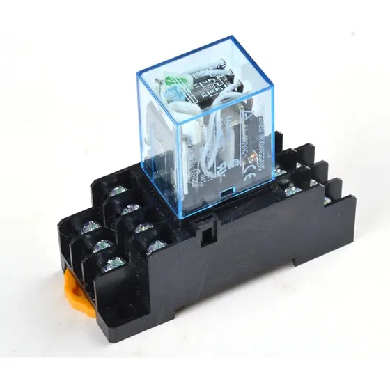 Relé Relay 4 Contactos Inversores Bobina 24vdc C/led+zócalor