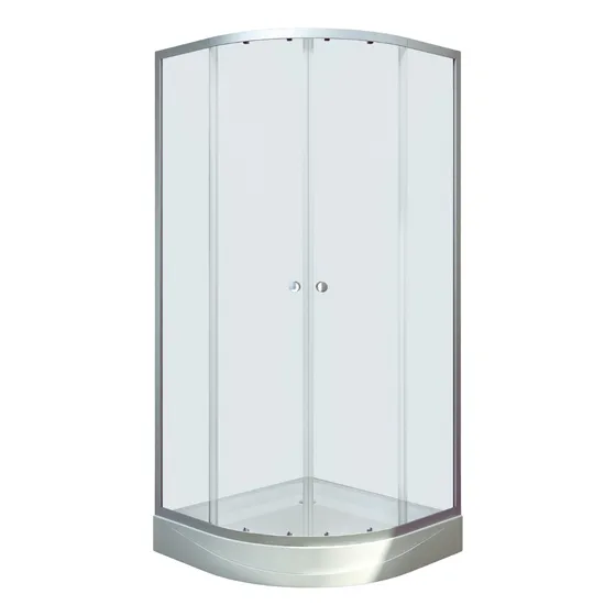 Cabina De Ducha Elegance Small 80x80x200cm Diseño Curvo