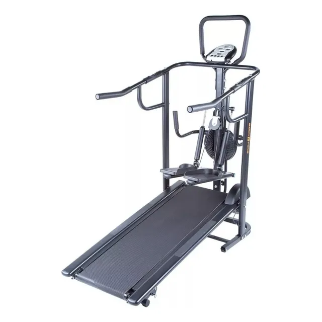 Caminadora Trotadora Multiusos Bodytone + Escaladora+push Up Negro