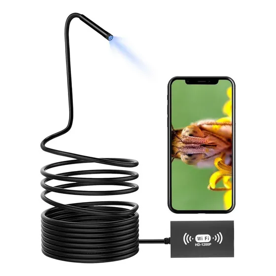 Cámara Endoscopio Inalámbrica Lazhu 8mm Ip68 Wifi