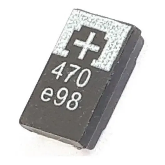 10pç Capacitor De Tântalo Tantalo 470uf 2,5v Para Ps3