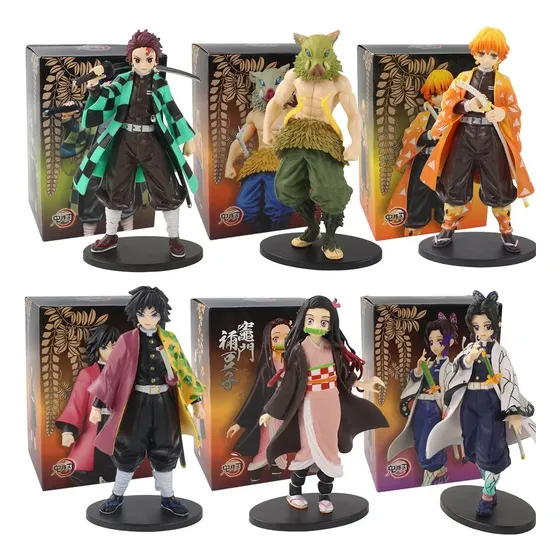 Demon Slayer Figuras De Kimetsu No Yaiba Con Base
