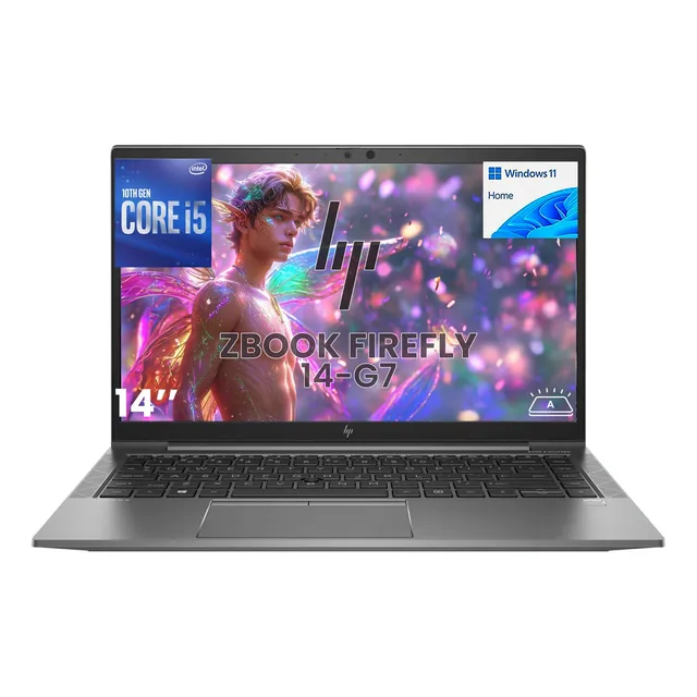 Laptop Hp Zbook Firefly Core I5 10th 16gb Ram 256gb Ssd Plateado (Reacondicionado)