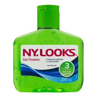 Atacado C/5 Gel Fixador Ny Looks 3 Fixação Extra Forte 240g Atacado C/5 Gel Fixador Ny Looks 3 Fixação Extra Forte 240g