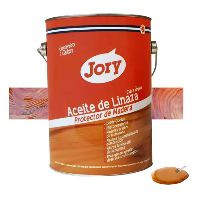 Aceite Linaza Protector Impregnante Maderas 1 Galon Jory