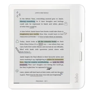 Rakuten　 Kobo Libra2 　32GB 本体 Kobo Libra 2 7吋電子書閱讀器32GB 黑色| 誠品線上