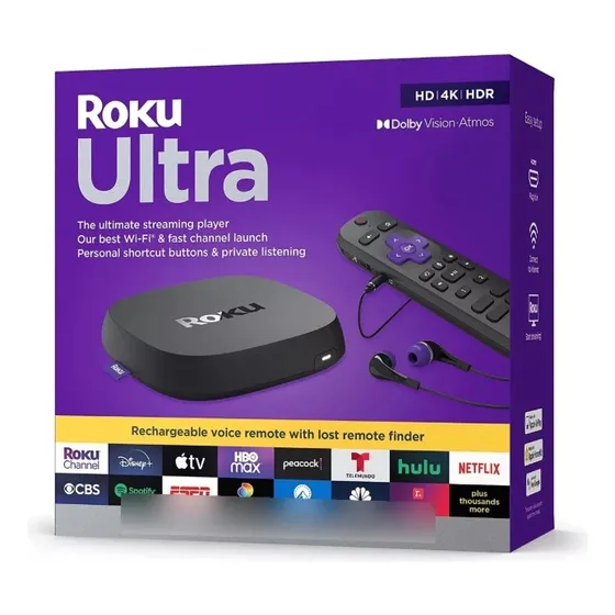 Roku Ultra Hd 4k Hdr Dispositivo De Streaming