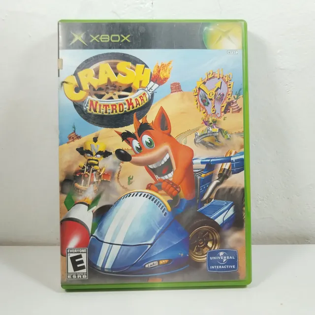 Crash Nitro Kart Xbox Clasico - Solo Estuche Con Manual