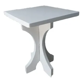 Kit Formas/moldes Mesa/tripé + Base 39x28cm Quadrado Branco