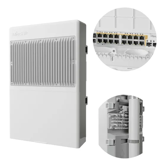 Mikrotik Cloud Router Switch 16p Crs318-16p-2s+out Netpower