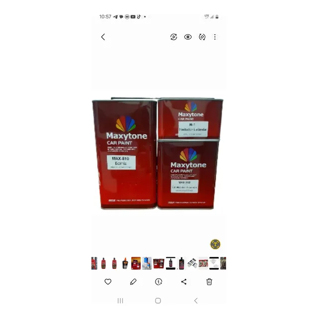 Transparente Max 810 + Catalizador + Reductor. Maxytone