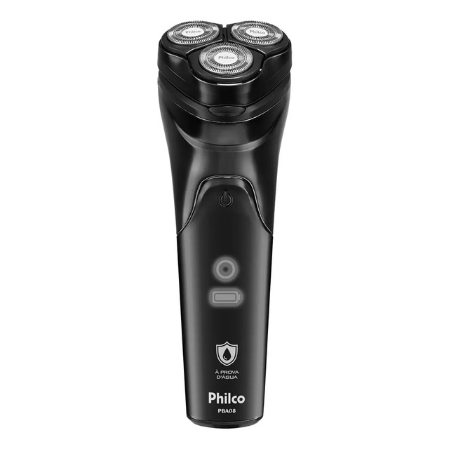 Barbeador Elétrico Pba08 À Prova Dágua Bivolt Philco Preto 127/220v Barbeador Elétrico Pba08 À Prova Dágua Bivolt Philco Preto 127/220v
