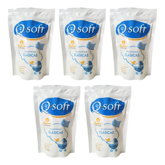 Toallitas Humedas Q Soft Clásicas X 250 Unid