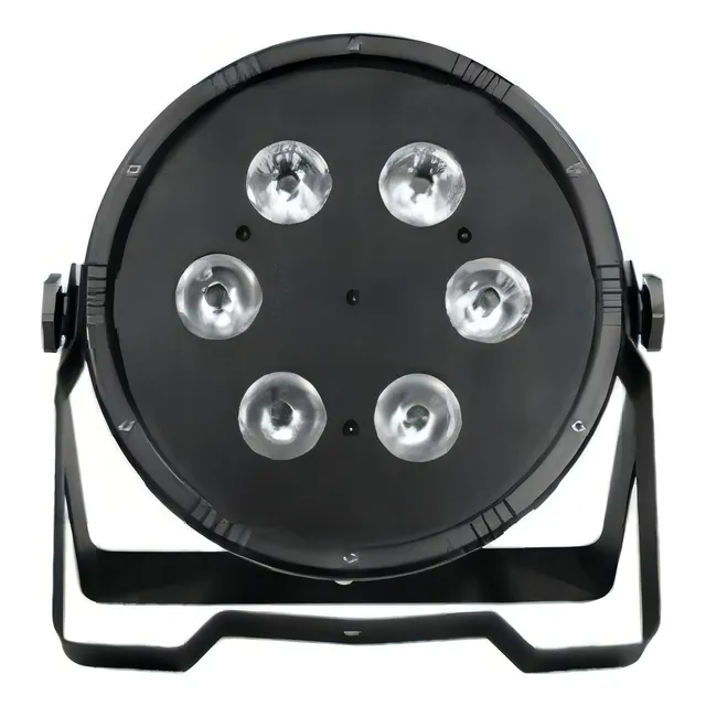 Tacho Par Led Nebula 6 Tecshow Dmx Uv Rgbwa Dj Iluminacion