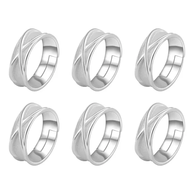 Anillo De Dedo Super Negro Son Goku De Tiempo Plata 6pieza (