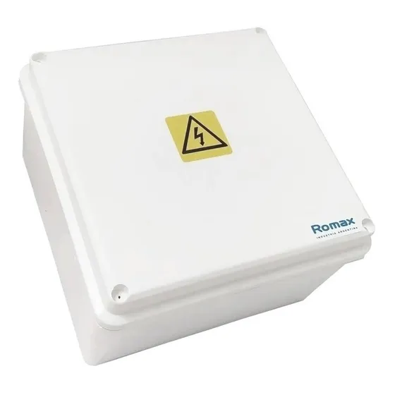Caja De Pase Estanco 10x10x8 Romax 10 X 10 X 8 Pack X 10 Uni