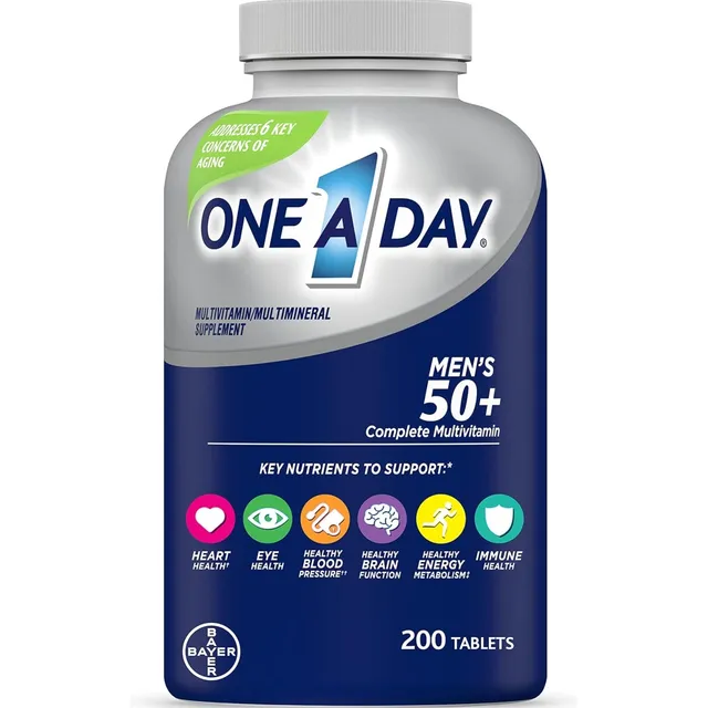 Suplementos One A Day Men's 50+ 175 Tabletas