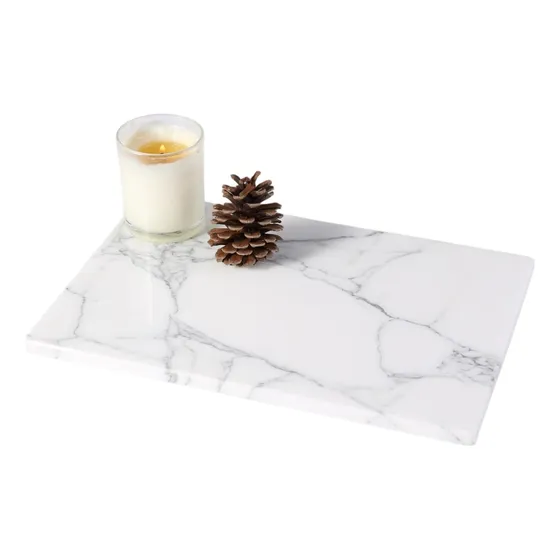 Tabla De Cortar De Mármol Natural 12 X 8 Pulgadas