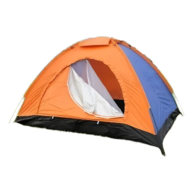Tienda Para Acampar/camping De 4 Personas Pim4 Naranja