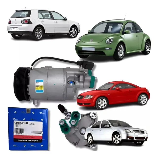 Compressor Ar Golf 2.0/1.8 99 A 2012 Anti-horário Delphi