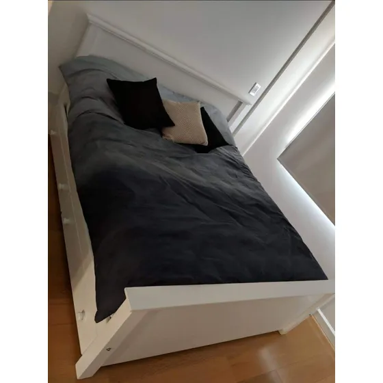 Cama Marimonial King Size 1,80x2,00 Madera 70 Mm Laqueada