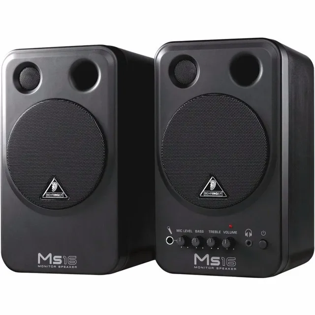 Behringer Multimedia Ms16 Monitor De Estudio Casero 16w 4 Pg