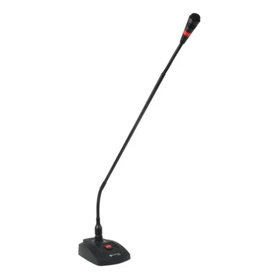 Microfone De Mesa Com Fio Gooseneck 60cm K-794c Kadosh