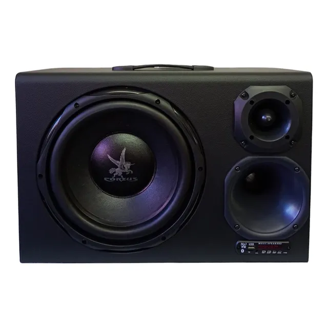 Caixa Bob Trio 12pol Amplificada 300w Rms Corzus Cxhc512 Bt