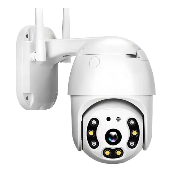 Camara Ip De Vigilancia Exterior Domo Ptz Ip Lan Via Celular Color Negro