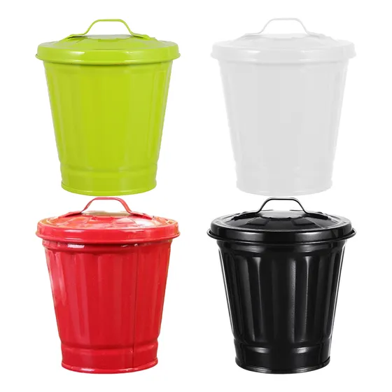 Tarros De Almacenamiento, Bote De Basura, Maceta, 4 Unidades