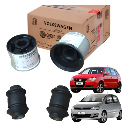Kit 4 Buchas Bandeja Balança Dianteira Vw Fox Space E Cross