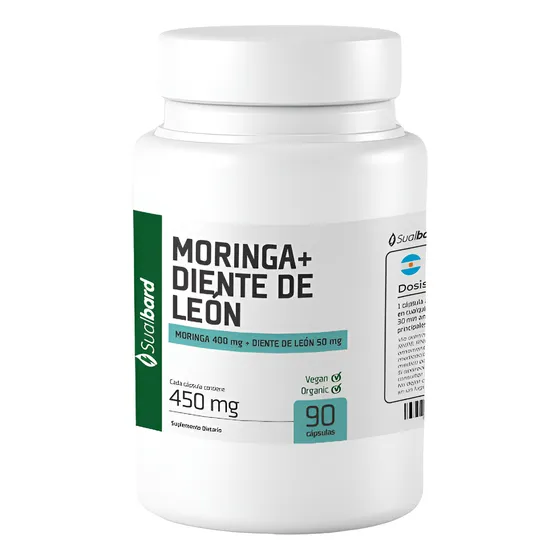Moringa + Diente De León Antioxidante 60 Capsulas