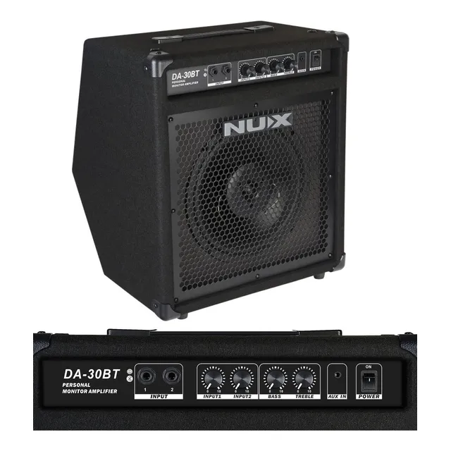 Amplificador Bateria Electronica Nux Da30bt + Rocker Music