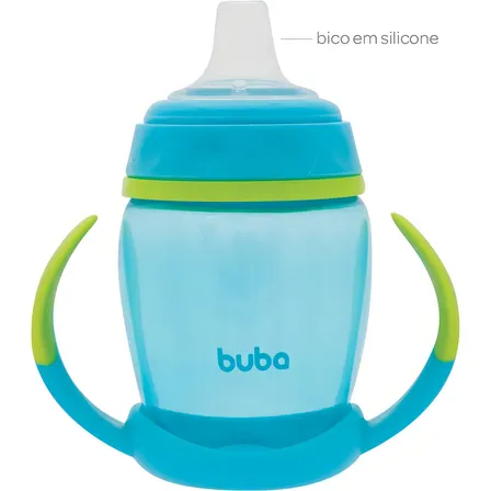 Copinho De Bebê Alça Removível Buba Infantil +6m Cor Azul
