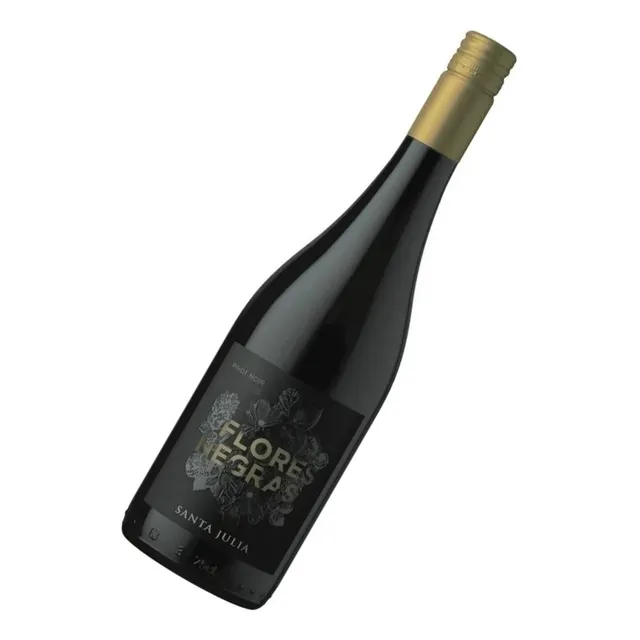 Vino Tinto Flores Negras Pinot Noir Bodega Santa Julia 750ml