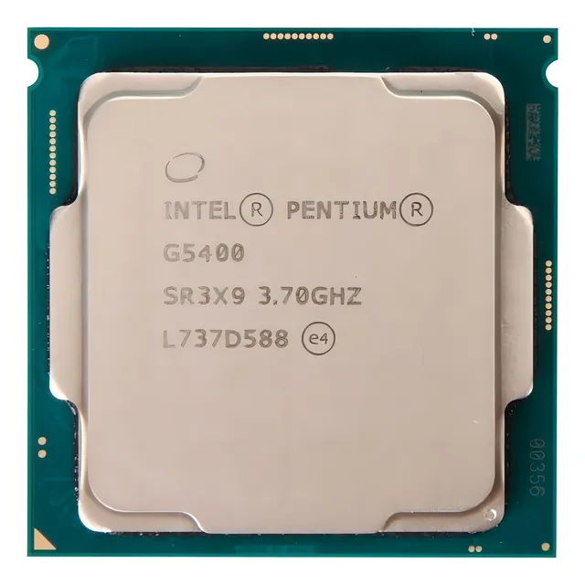 Procesador gamer Intel Pentium Gold G5400 BX80684G5400 de 2 núcleos y 3.7GHz de frecuencia con gráfica integrada