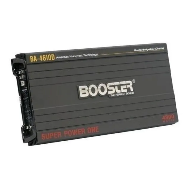 Amplificador Booster 4000wrms 4 Canais Ñ Roadstar B Buster