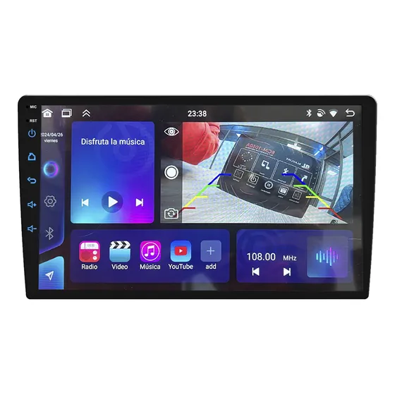 Blauline BCM 1050A Plus con pantalla táctil negra de 10.1"