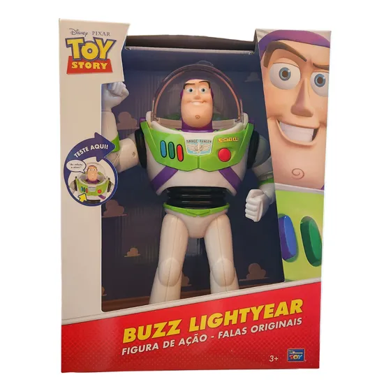Boneco Buzz Lightyear Toy Story Frases E Sons - Thinkway Toy