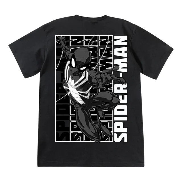 Playera Symbiote Marvel Spiderman Mascara De Latex Hombre