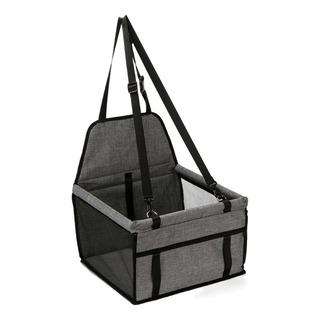 Asiento De Coche Portátil Plegable Para Mascotas Gris Asiento De Coche Portátil Plegable Para Mascotas Gris