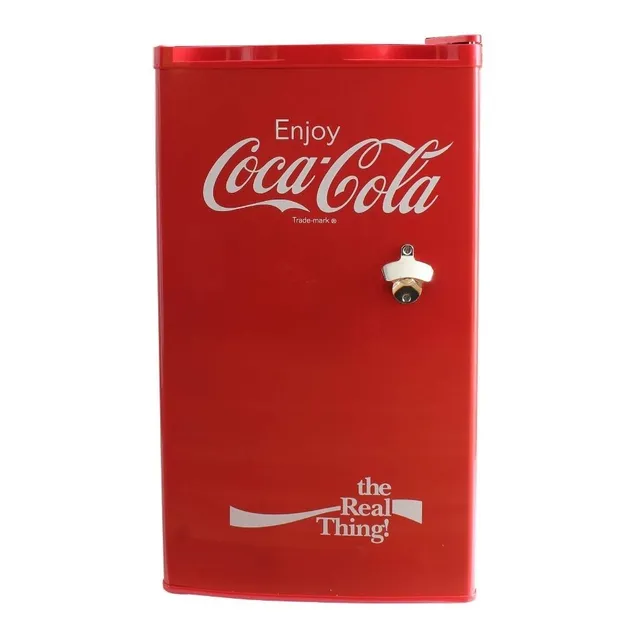 Refrigerador frigobar Dace FBCOKE32E color rojo con capacidad de 91L