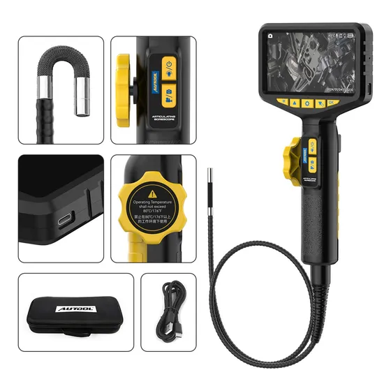 Autool Boroscopio Automotriz 1080p Hd Autofocus Con Luz Led