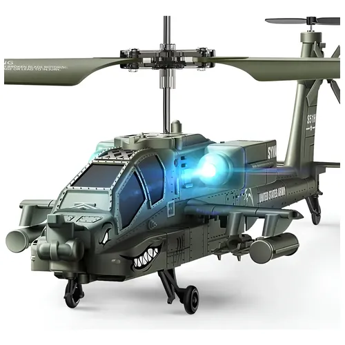 Syma S107G Helicóptero RC 3 Canales Con Giroscopio - Fuselaje Metálico, Batería Li-ion (Azul)