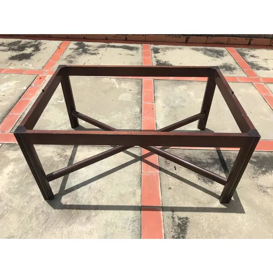 Mesa De Madera De Centro Sin Vidrio