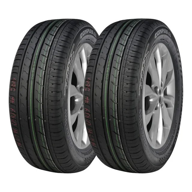 Kit De 2 Llantas Para Carro Rin 17 Compasal 225/60r17 99v